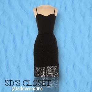 J.O.A. Los Angeles Women Black Cocktail Dress Size L